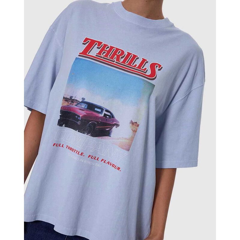 Thrills Full Throttle Oversized Tee image number 2